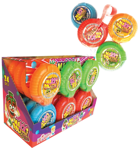 Žvýkačky Maxxi Roll 40g/24ks /metrové/ MP tattoo