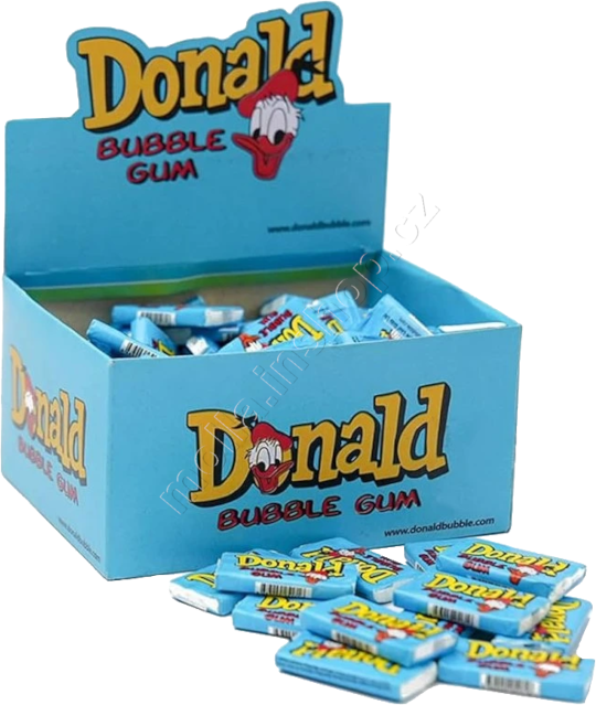 Žvýkačky Donald 4,5g/100ks tutti frutti