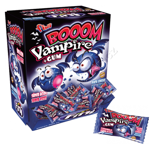 Žvýkačka FINI Vampire bonbon se žvýk.barvící 5g/200ks