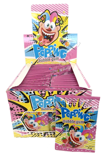 Žvýkačky Popping gum 7g/36ks 