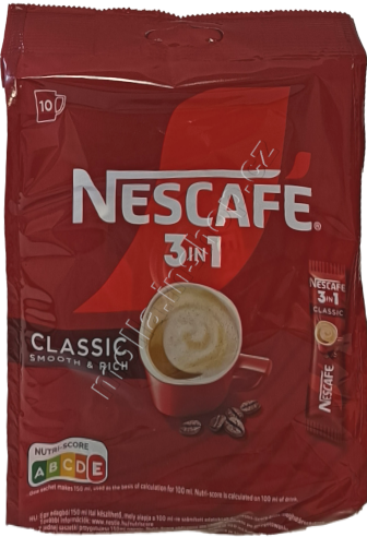 Nescafé classic 3v1 165g/18ks