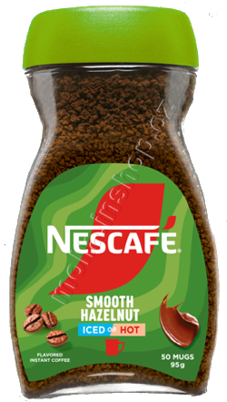 Nescafe Hazelnut 95g/8ks sklo Lískový oříšek
