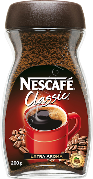Nescafe classic 200g/6ks sklo