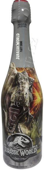 Dětské šampaňské 0,75 l/6ks Jurský park Party drink hrozno  sklo  Royal   dino