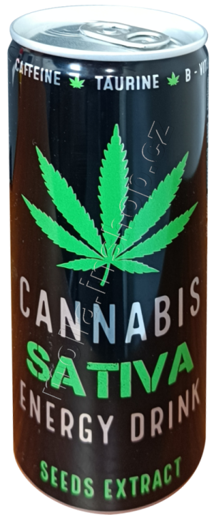Cannabis Energy Drink 0,25l/24ks Sativa   plech