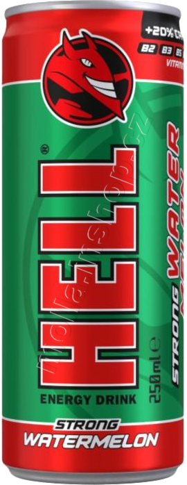 Hell Watermelon energy drink 250ml/24ks   plech