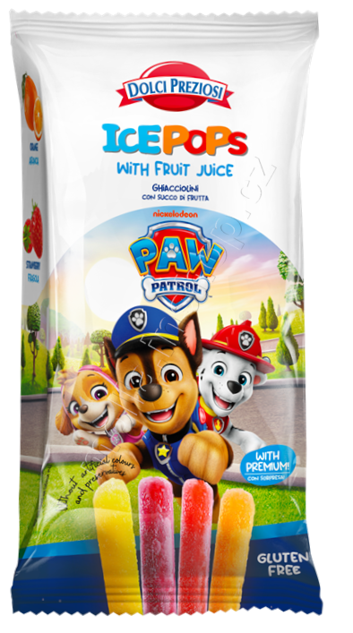 Ice Pops Paw Patrol 400ml(10x40ml)/21ks tekutá zmrzlina Polareti  vodová