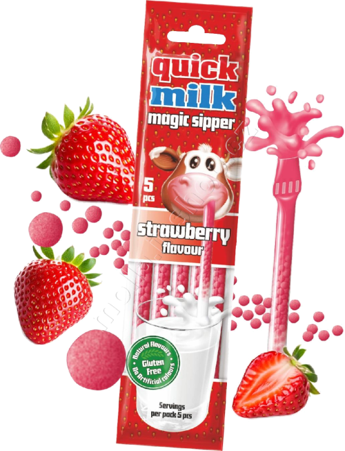 Quick Milk 5 Strawbery 30g/20ks