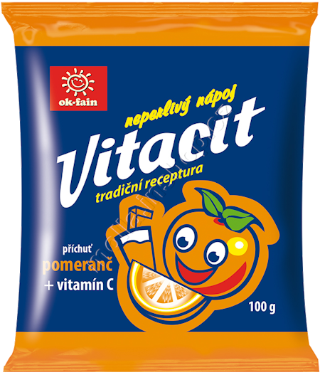 Vitacit Pomeranč 100g/20ks  instantní nápoj