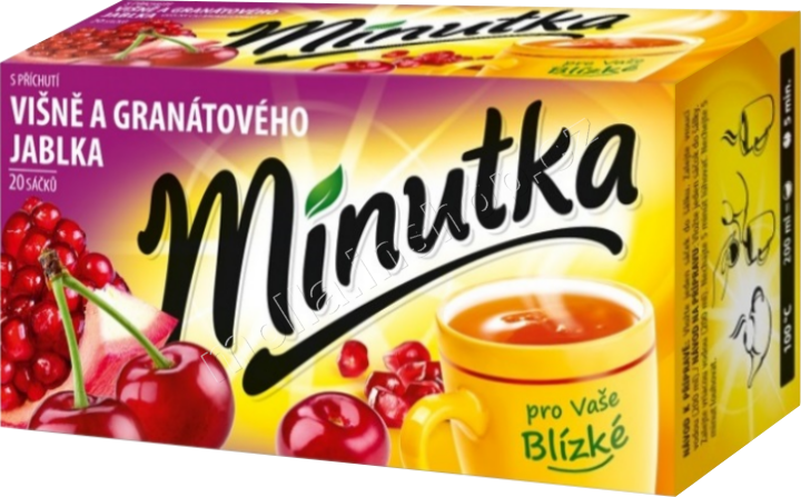 Čaj minutka višně granát. jabl.20x2g/24ks