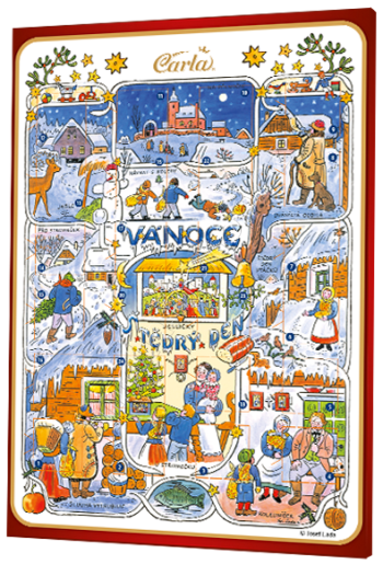Adventní kalendář  LADA 75g/20ks Carla