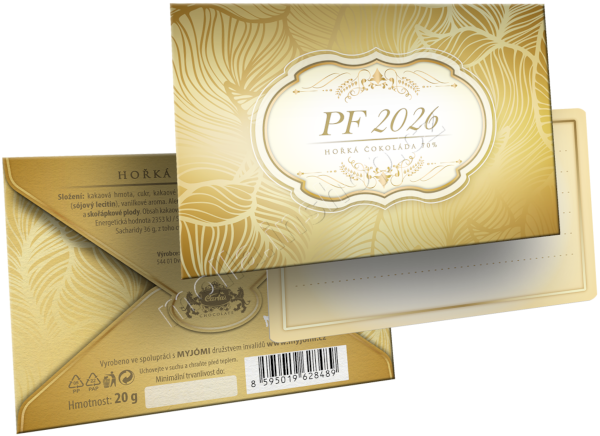 Vánoce PF hořká obálka 20g/15ks Carla