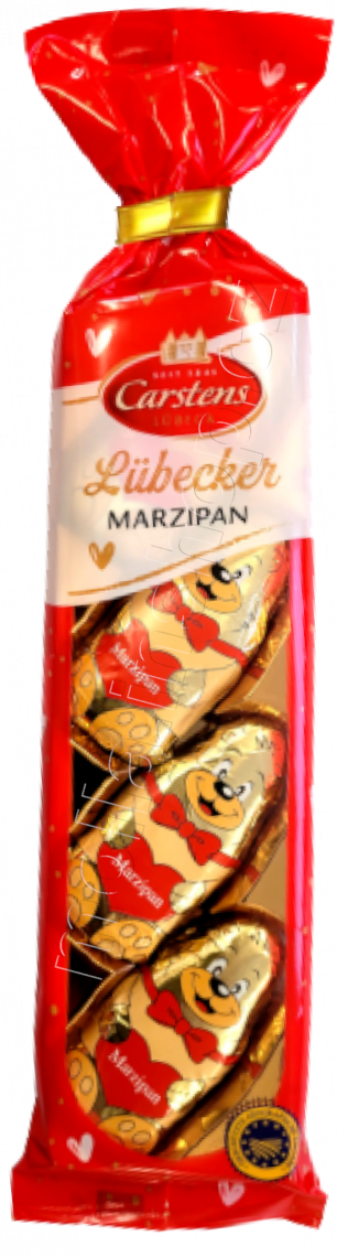 Marcipánoví medvídci 50g/18ks hořká čokoláda Vánoce