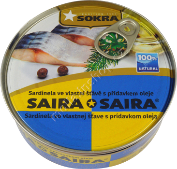 SAIRA ve vl.št.+olej 240g/24ks  SOKRA