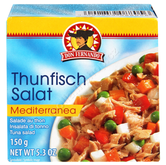 Tuňákový salát  Mediterranea  150g/24ks