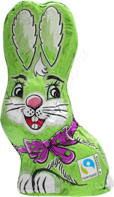 Zajíc sedící zelený 60g/15ks 