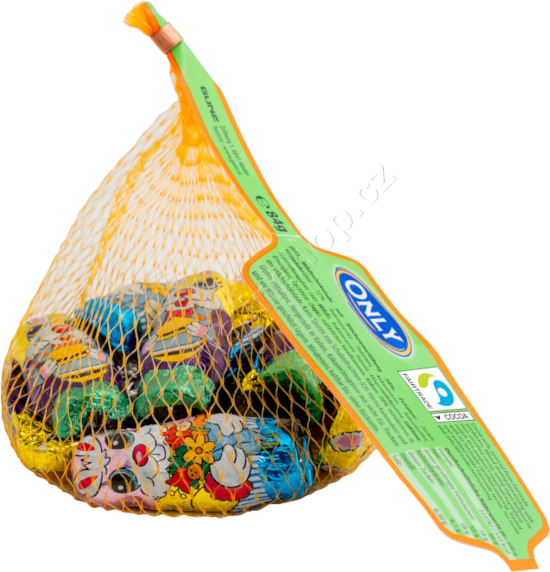 Síťka zajíček barevný 84g/24ks ONLY mléčný krém