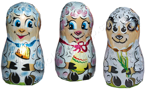 Doza ČOK ovečka 15g/25ks čokoláda