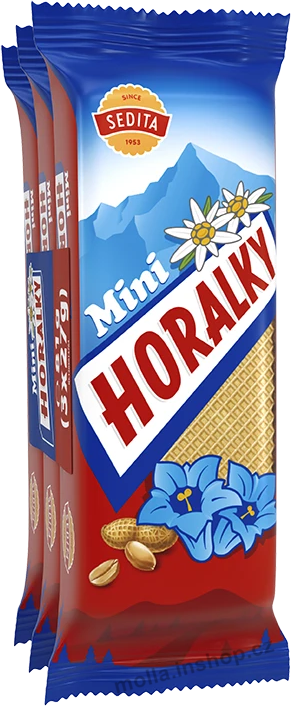 Horalky Mini arašídové 3x27g/30ks Sedita   28.12