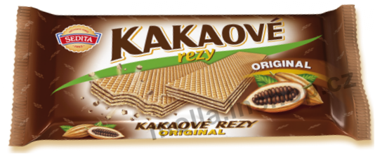 Kakaové řezy 50g/30ks  Sedita