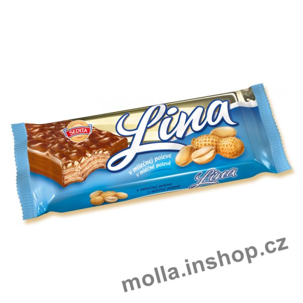 Lina-mléčná poleva 50g/36ks  Sedita
