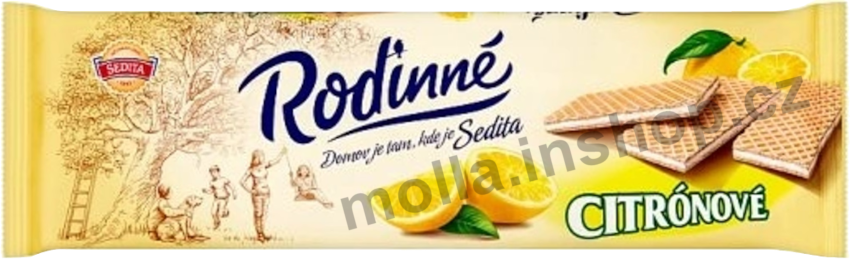 Rodinné Citronové 130g/18ks  Sedita