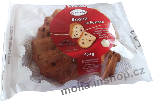 Bábovka rozinková 400g/6ks  Goldfein