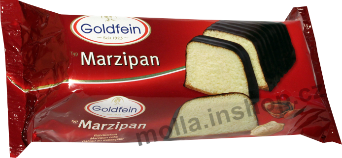 Blok marcipánový polévaný 400g/6ks Goldfein