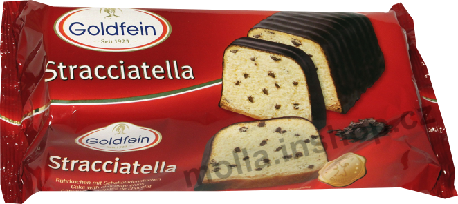 Blok stracciatela polévaný 400g/6ks Goldfein s kousky čokolády