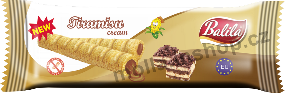 Balila tiramisu 18g/48ks kukuřičné trubičky