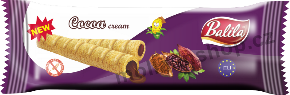 Balila kakao 18g/48ks kukuřičné trubičky