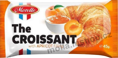 Croissant meruňka 45g/24ks Lukas apricot 