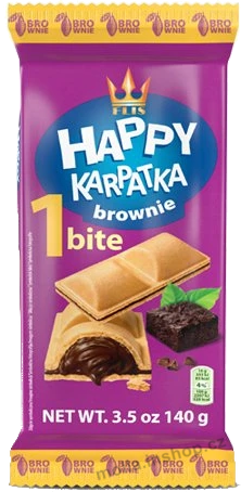 Happy Karpatka brownie 140g/12ks