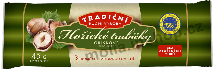 HT Oříškové 42g/45ks STRIX Hořické trubičky
