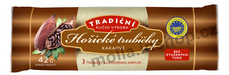 HT Kakaové 42g/48ks STRIX Hořické trubičky