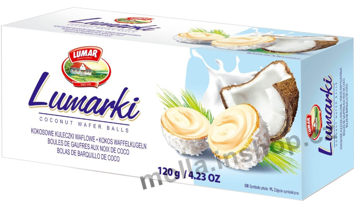 Lumarki Kokos 120g/14ks  krabička