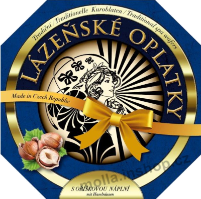 Láz.oplatky oříšek 160g/24ks  JIPO