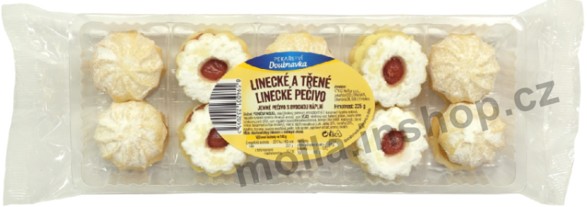 Linecké pečivo MIX 225g/24ks Doubravka