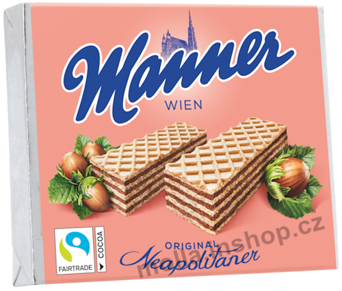 Manner oplatky oříškové 75g/12ks  original  Neapolitaner