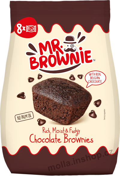 Mr.Brownie čokoláda 200g/12ks sáček
