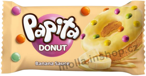 Papita Donut Banán 40g/24ks