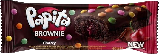 Papita Brownie Cherry 40g/24ks