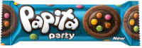 Papita PARTY tmavá  63g/24ks modrá