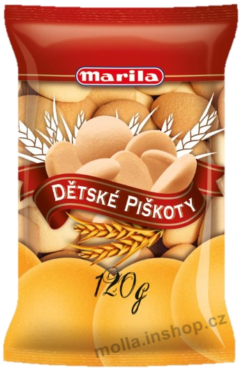 Piškoty dětské RETRO 120g/28ks MARILA