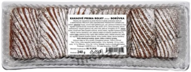 PR Kakao cukr borůvka 240g/20ks Prima rolky