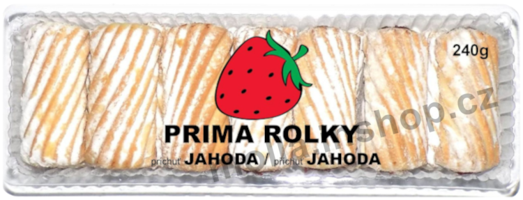 Prima rolky Jahoda 240g/20ks