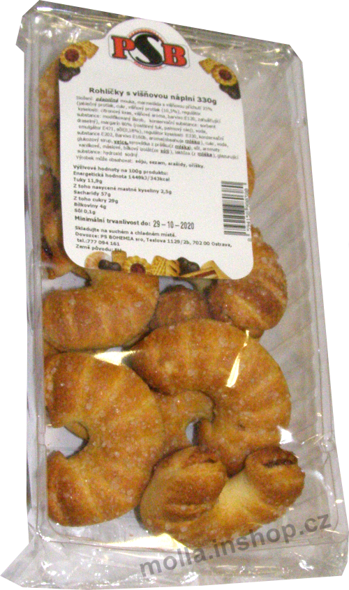 PSB Rohlíčky višeň 330g/12ks