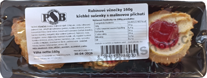 PSB Rubínové věnečky 160g/21ks   