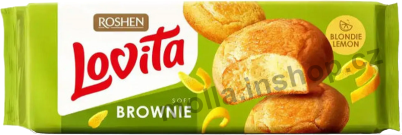 Roshen Lovita Lemon 152g/21ks Blondie Brownie