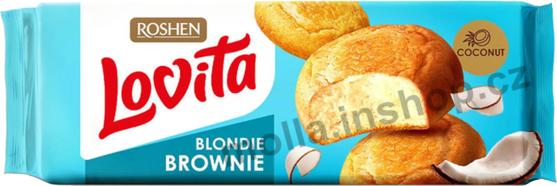 Roshen Lovita Coconut 152g/21ks Blondie Brownie